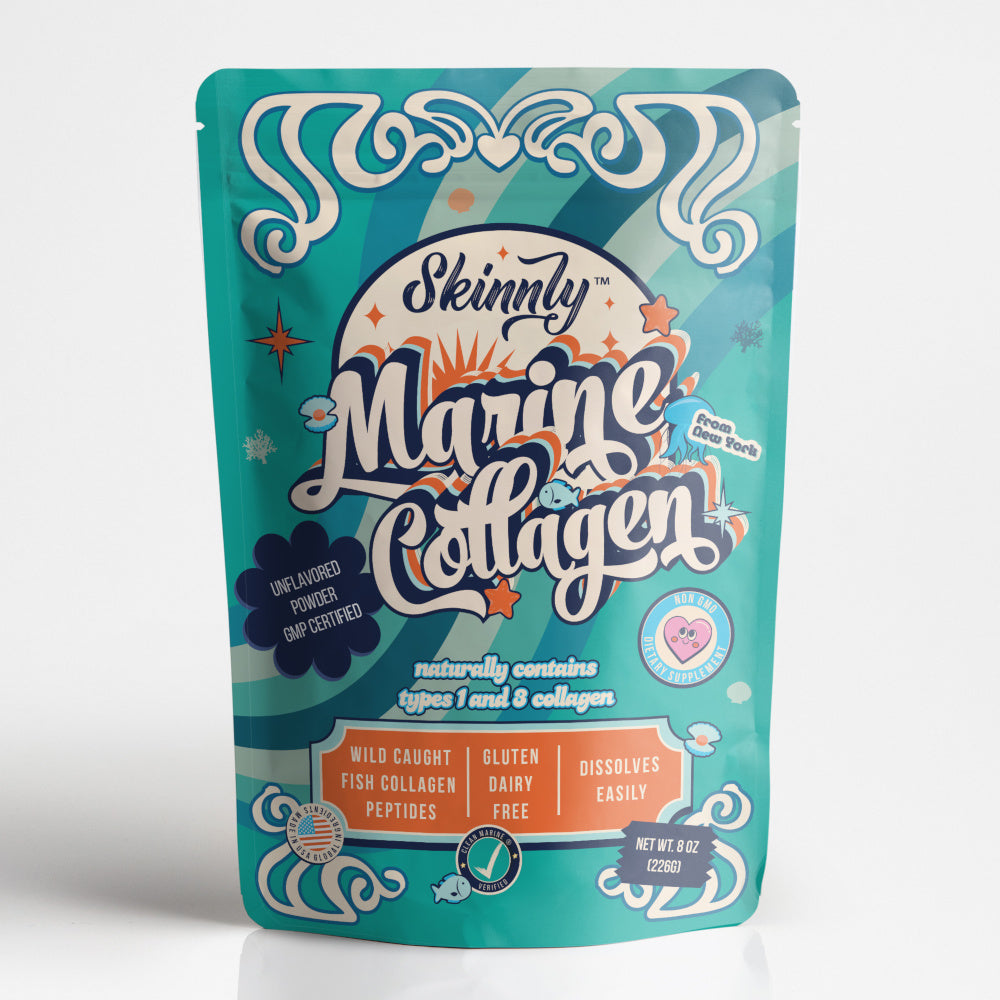 Skinnly Pure Marine Collagen Types I & III - Compare to Skinny Collagen.